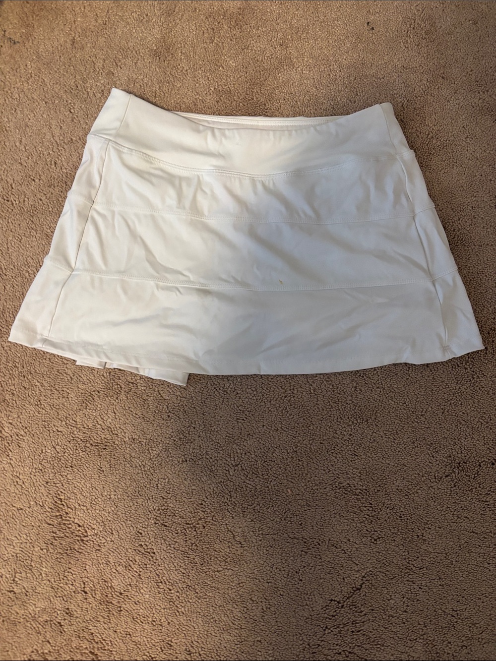 White Athletic Skort - Clean Tennis/Golf Style